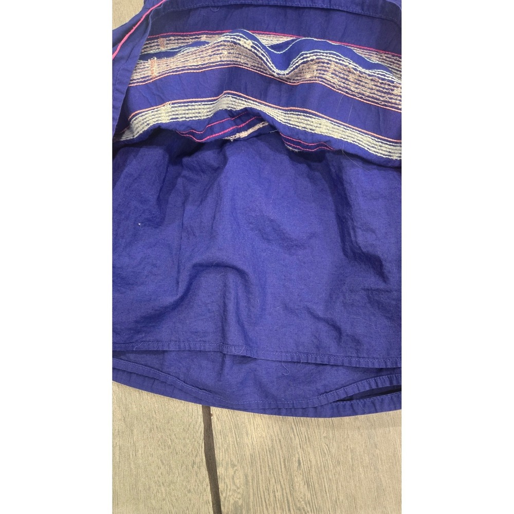 Gymboree Girls Blue Sleeveless Sequin Striped Hem Party Dress Size 8 - Picture 5 of 5